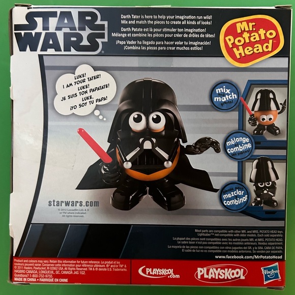 NEW Star Wars Mr Pac-Man “Darth Tater” - Picture 2 of 2